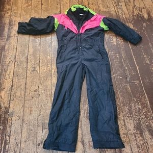 SnowSuit Neon Colors Snow Suit Ski Snowboarding Unisex Size SZ Large L